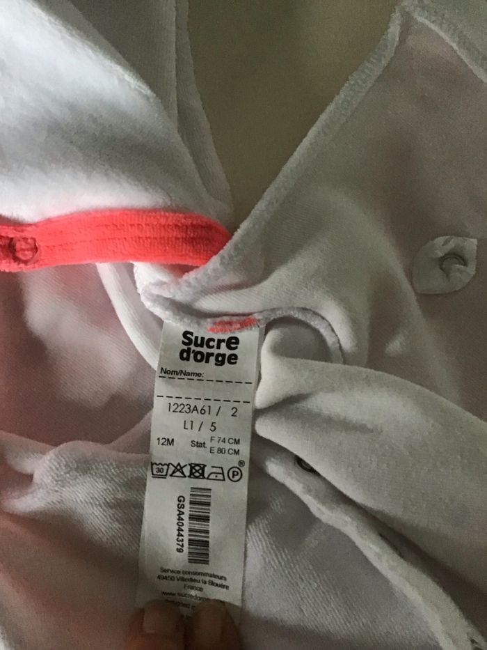 Pyjama sucre d orge - photo numéro 4