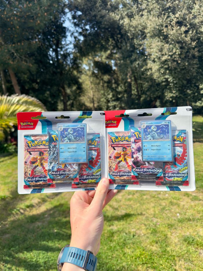 Lot 2 Tripack faille paradoxe Pokémon français double illustration