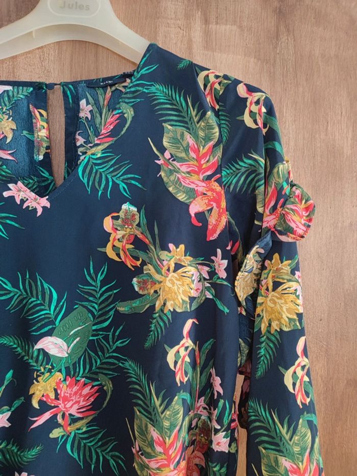 Blouse fleurie M - photo numéro 2