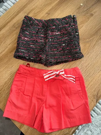 Lot shorts fille