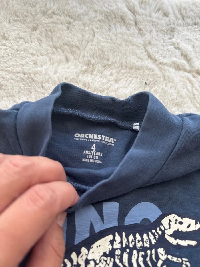 👕 pull léger- garçon - 4 ans - 104cm- orchestra - très bon état - photo numéro 3