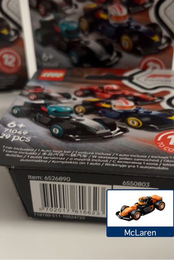 Lego 71049 Formule 1 McLaren