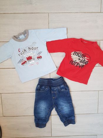 Ensemble bébé garçon  3 mois