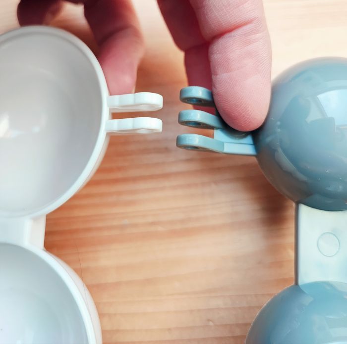 🌿 Moule à boulettes farcies x4 - Gris et blanc - Easy Make 🌿 - photo numéro 8