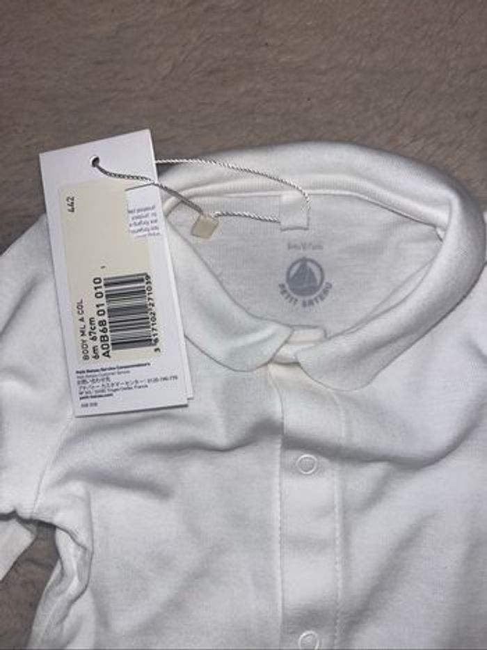 Ensemble neuf salopette + body petit bateau - photo numéro 3