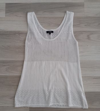 Débardeur femme blanc Tex taille M