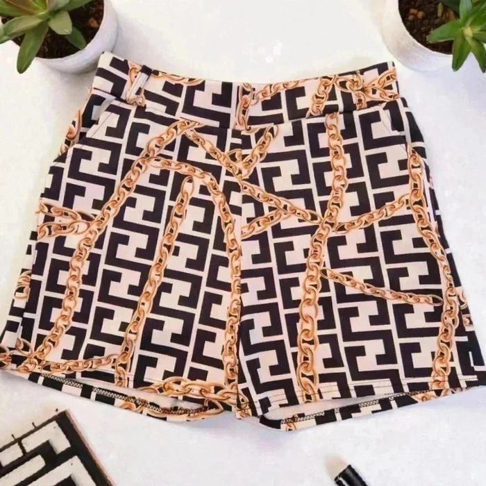 Short 2 poches 🌹S/M 🌹beige noir