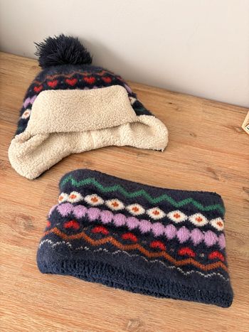 Bonnet tour de cou dpam 6/8 ans