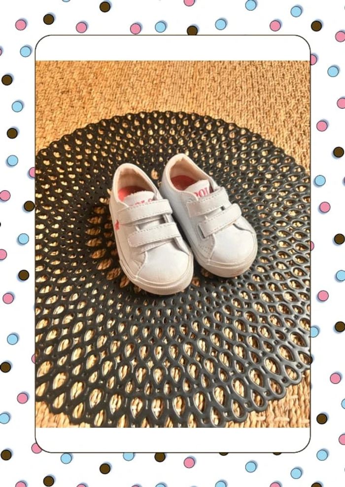 Baskets Ralph blanche rose - photo numéro 3