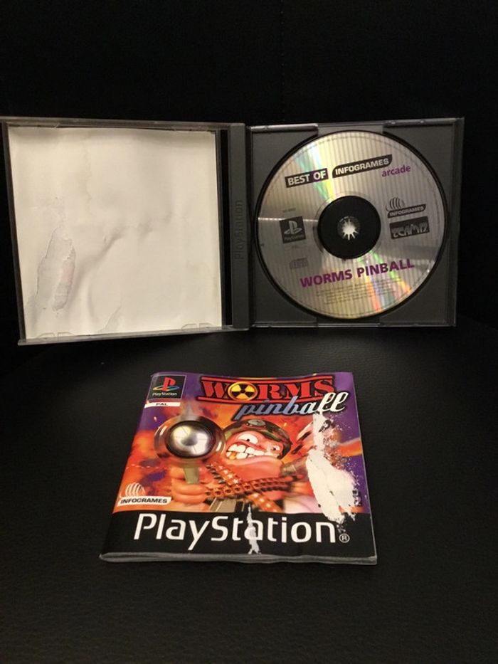 Jeu PlayStation 1 Worms Pinball pal multilingue - photo numéro 3