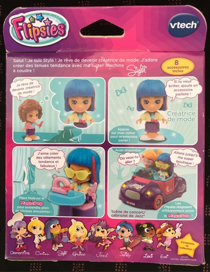 Flipsies Styla créatrice de mode Super star Neuf avec étiquette·VTech - photo numéro 2