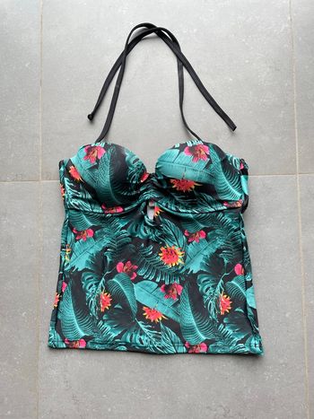 Maillot de bain bustier tropical femme 