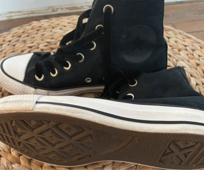 Converse velours - Taille 37 - peu portées - photo numéro 6