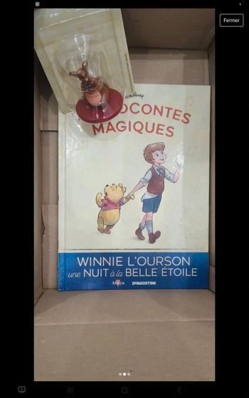 128ēme audioconte magique collection altaya deagostini livre et figurine disney audio conte