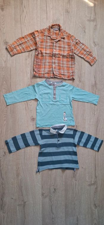 Lot 3 hauts ML 3ans TBE