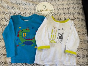 Lot de 2 tshirts 9 mois