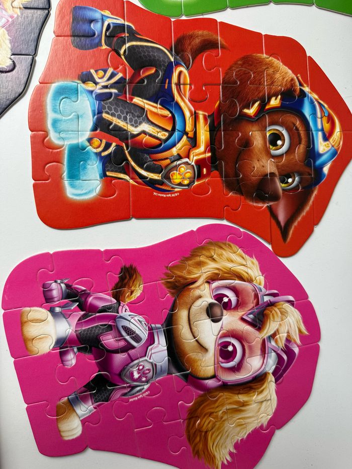 Lot puzzle paw patrol - photo numéro 5