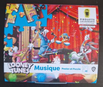Poster et Puzzle Looney Tunes - Musique