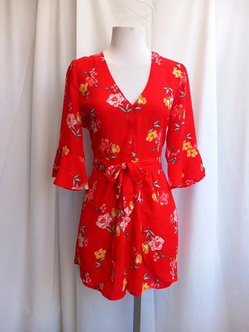 Combi-shorts fleuris