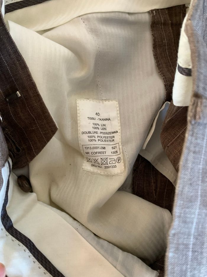 Ensemble costume Brice en lin - photo numéro 10