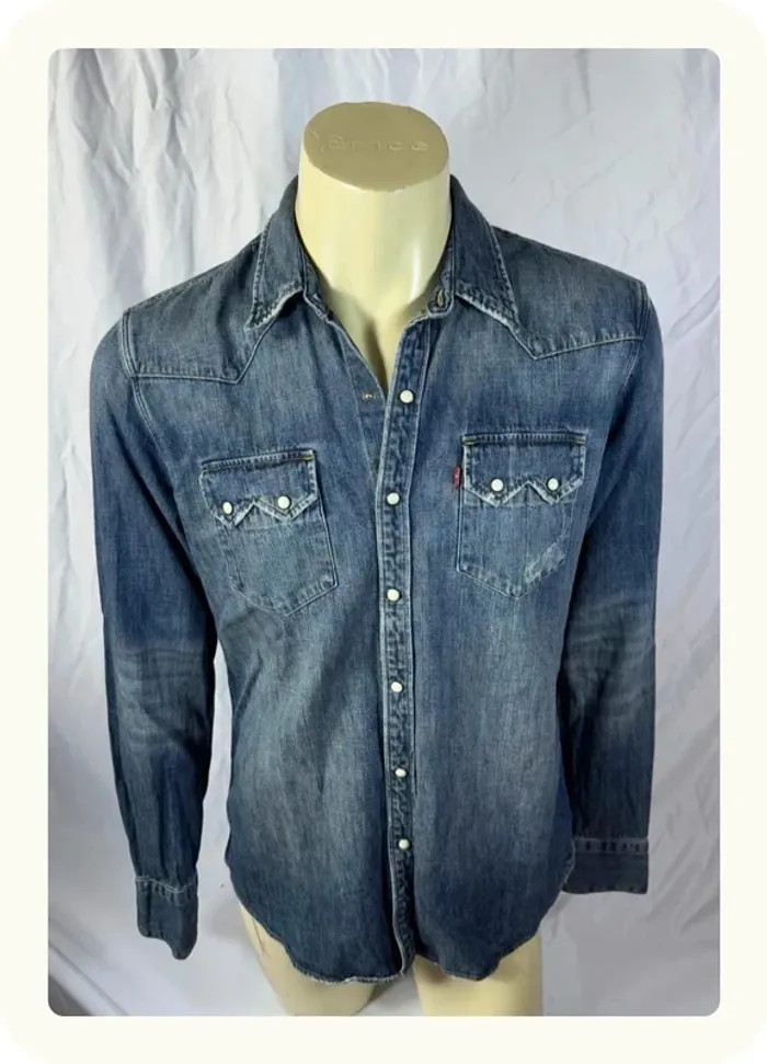 Chemise en jean manches longues homme Levi's Taille L