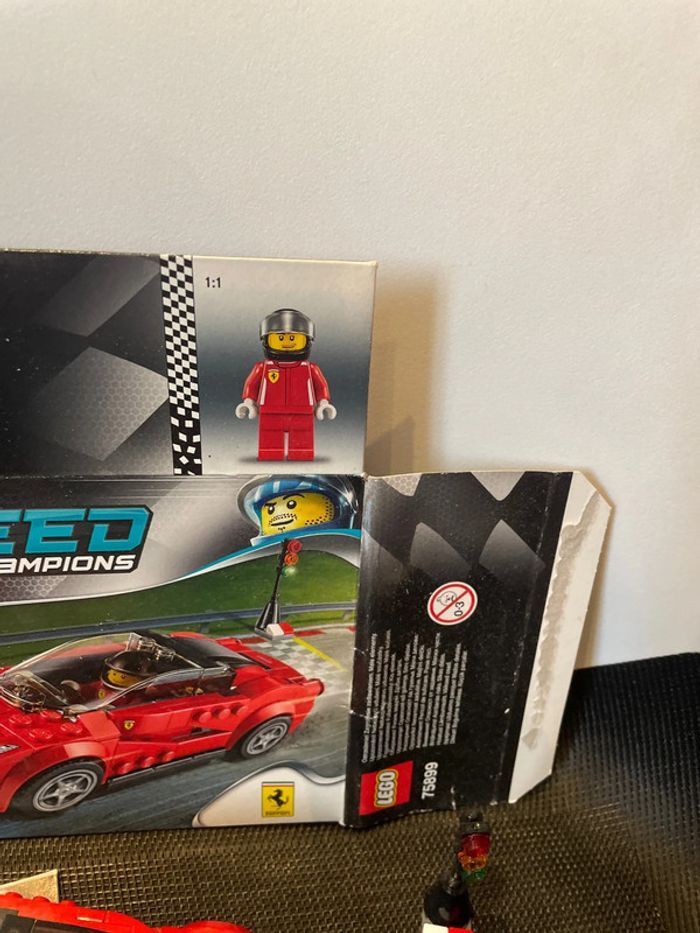 Lego Speed champions 75899 la Ferrari vendu non complet non vérifié avec notice et boîte - photo numéro 3