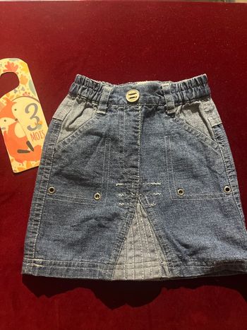 Jupe en jean 3 mois