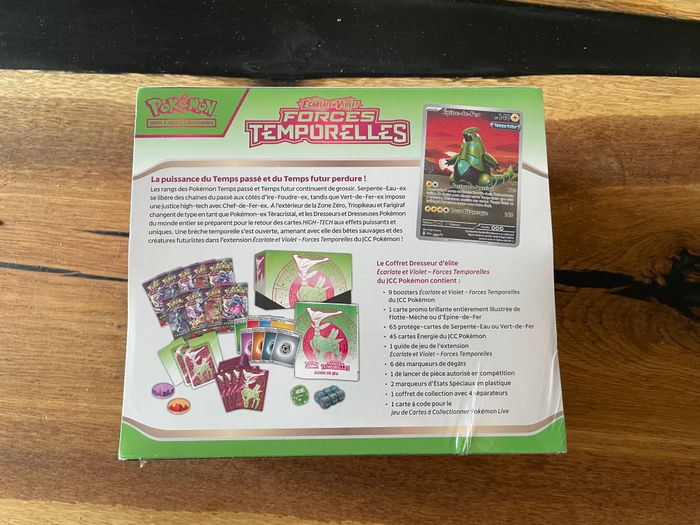 Pokémon Coffret ETB Dresseur D'Elite Forces Temporelles EV05 FR Neuf Scellé - photo numéro 3