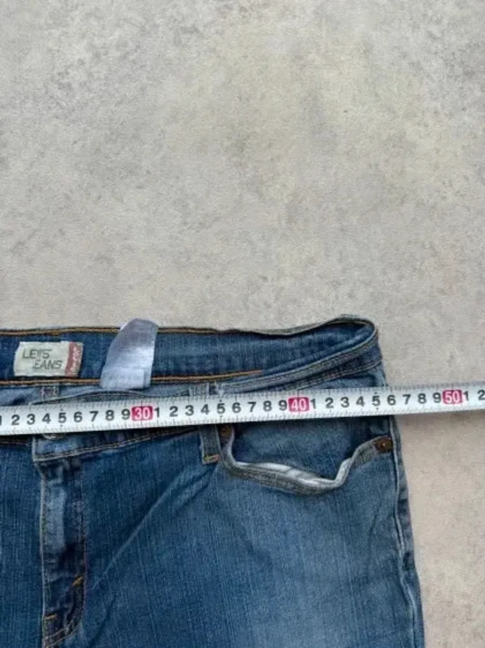 Jeans Levi's W36 FR46 coupe droite bleu marine Femme Women pan580b - photo numéro 3