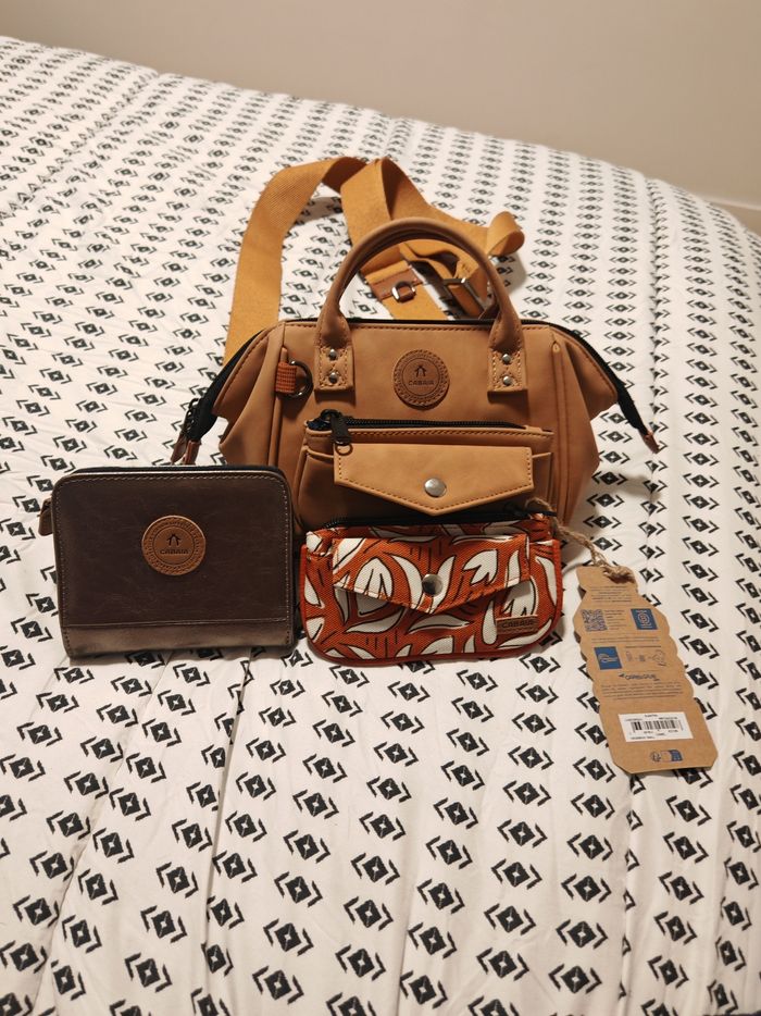 Sac cabaia avec porte monnaie et pochette amovible - photo numéro 5