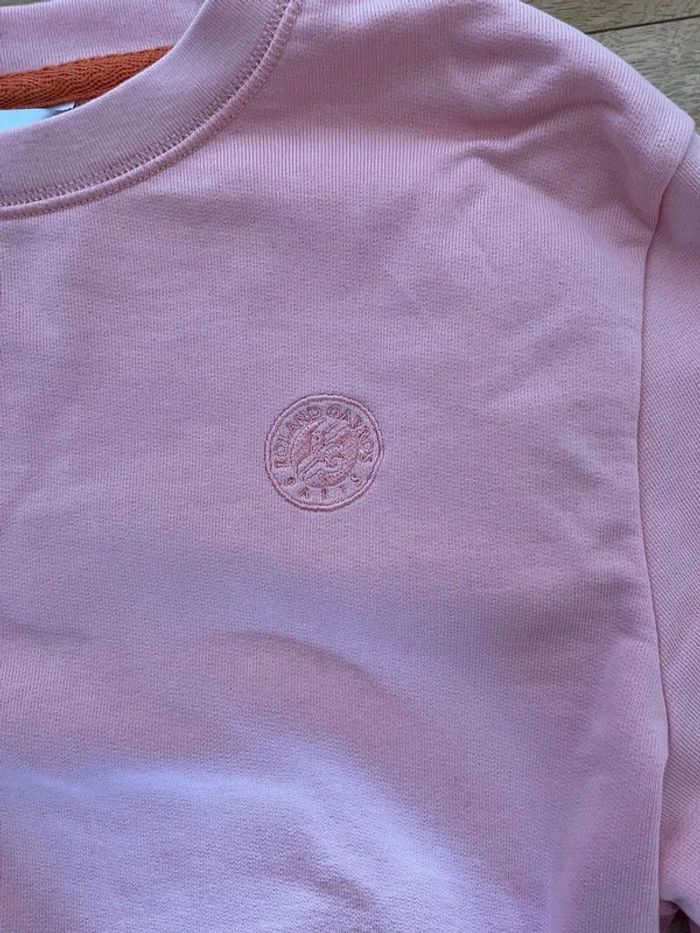 Sweat Pull Roland Garros officiel taille xs 14 ans rose saumon #EmmaLille14ans #EmmaLilleXS34 - photo numéro 5