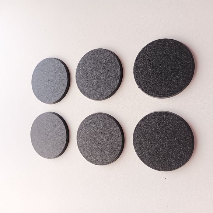 6 Socles rond de 60mm - Warhammer 40K Age of Sigmar Le Seigneur des Anneaux Wargame Figurine Aos