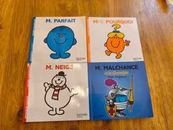 Lot de 4 livres Monsieur Madame