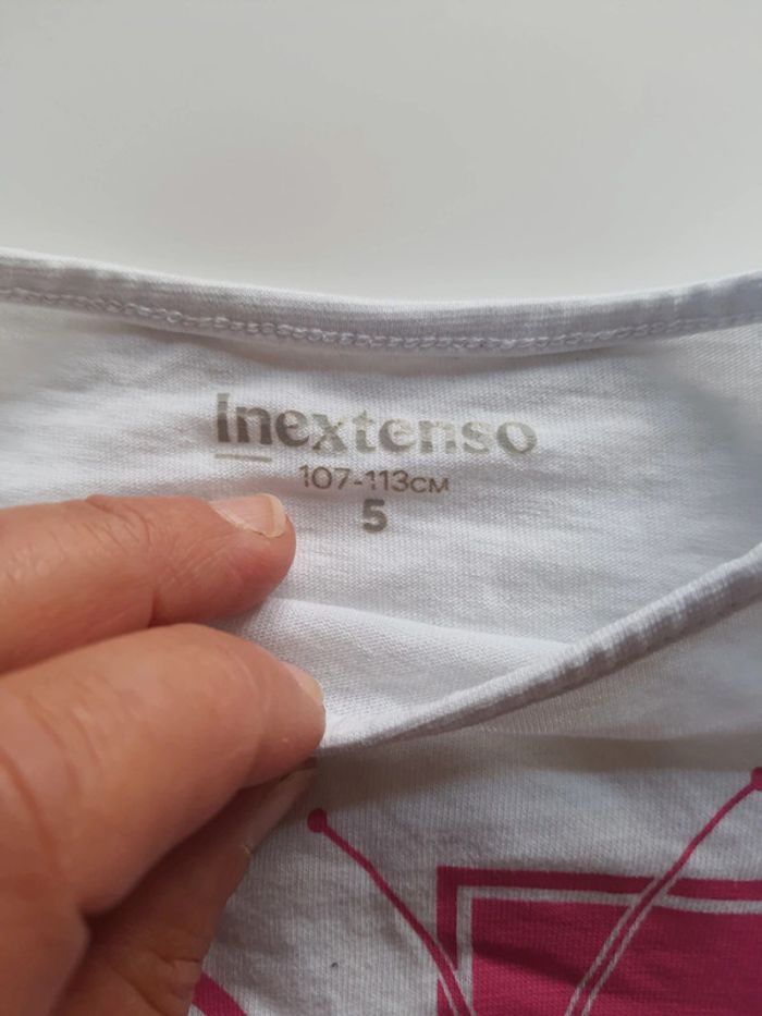 T shirt blanc 5 ans - photo numéro 2