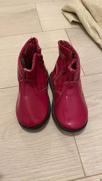 Bottine vernis