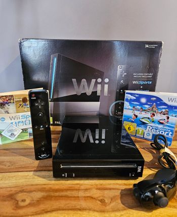 Nintendo wii noir - Pack Wii Sports Resort - Très Bon état -