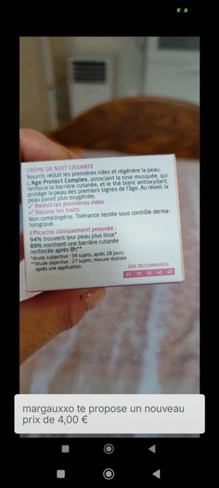 Weleda Crème de nuit lissante Rose musquée & Thé blanc 40ml
Neuf emballé scellé - photo numéro 7