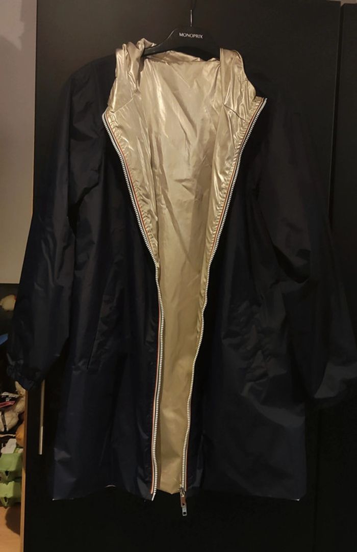 Veste/manteau long imperméable réversible Escandelle - photo numéro 2