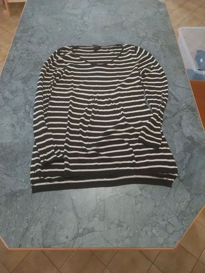 Pull long de grossesse M