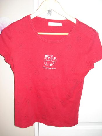 T-shirt chat - taille 3/L