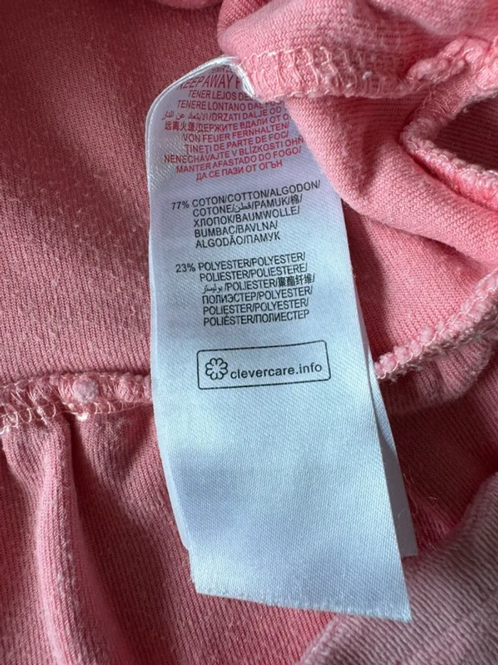 Chemise de nuit velours rose et bas en coton, thème licorne 🦄 - Taille 3 Ans - photo numéro 9