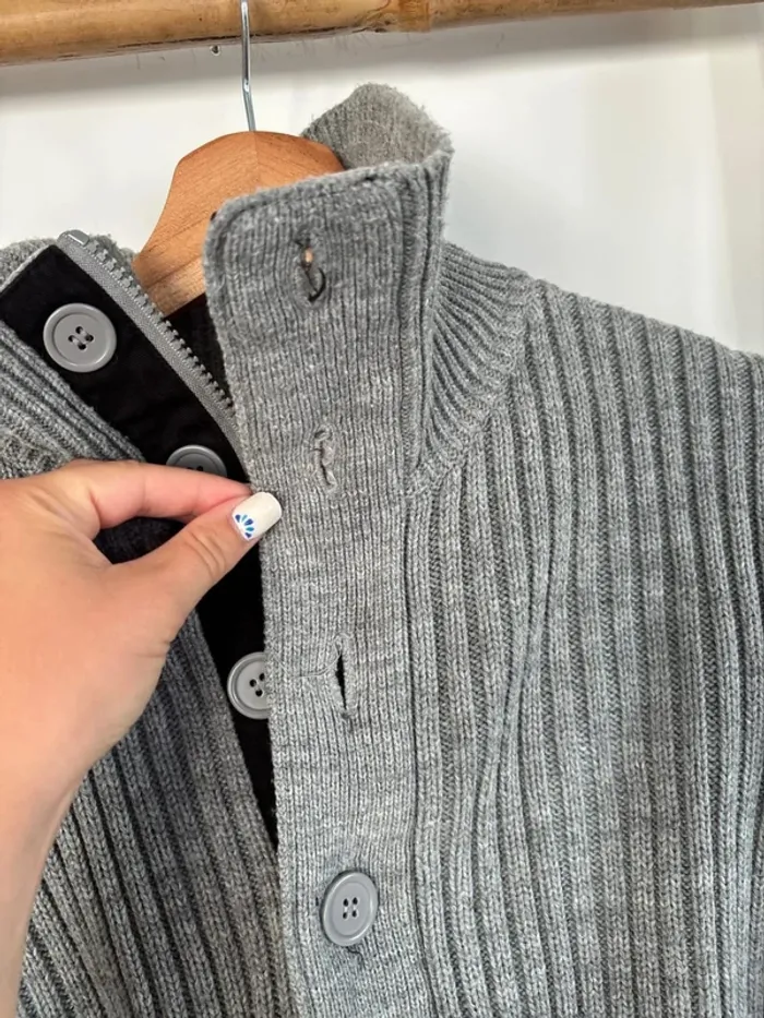 Pull gris taille L - photo numéro 4