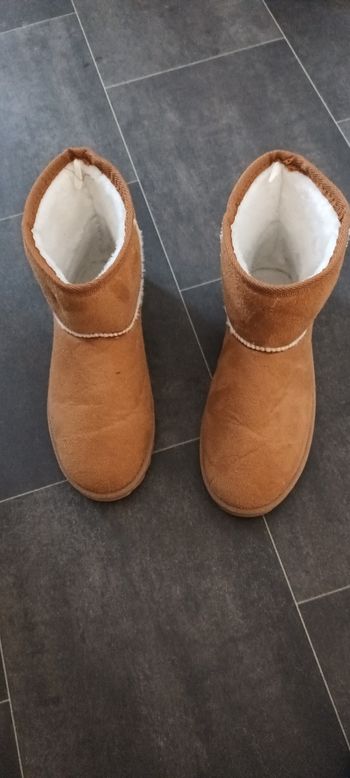 Bottines beige 