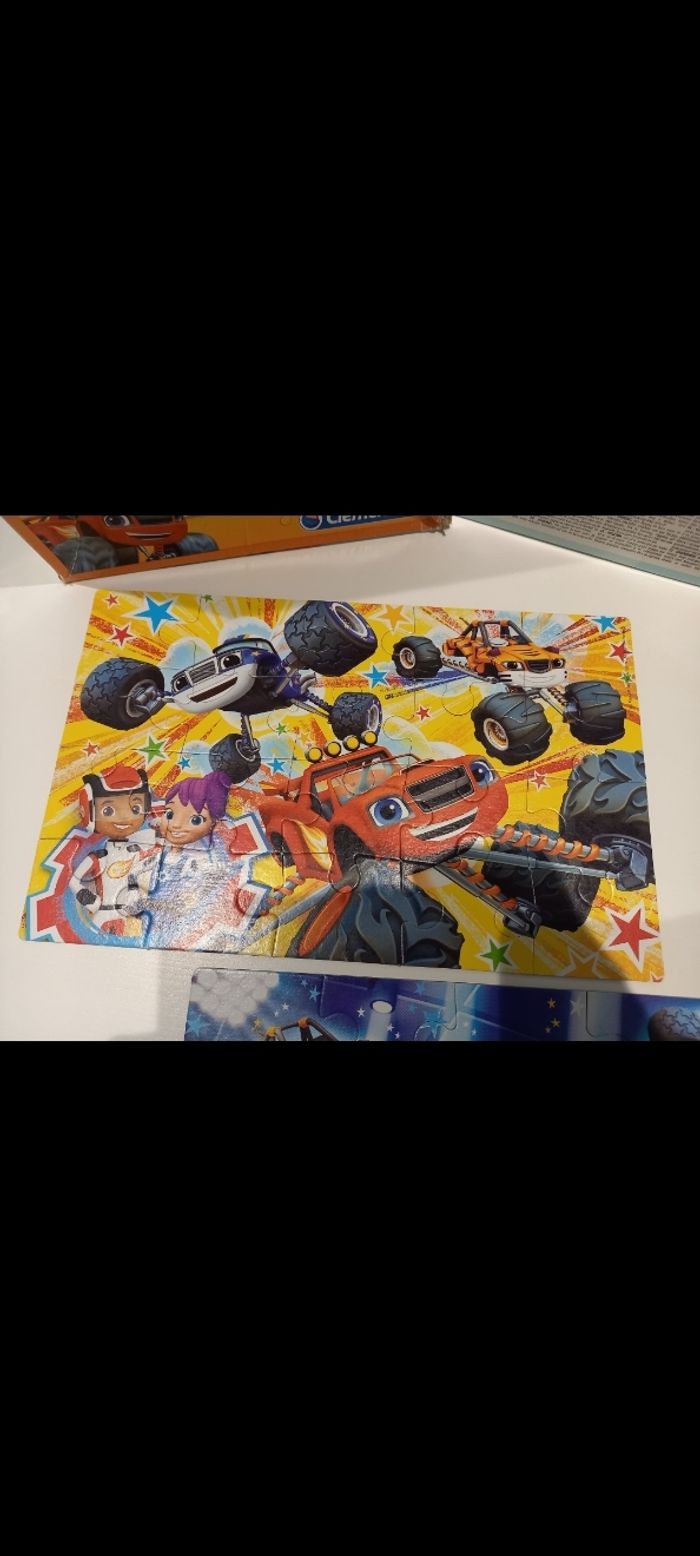 2 puzzles Blaze monster machine - photo numéro 3