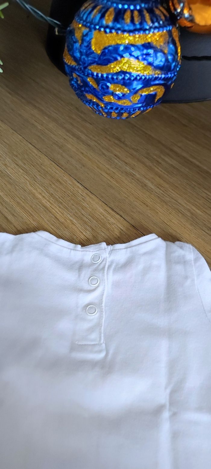 Lot de 2 Tee-shirts manches longues bébé fille - 6 mois (68 cm)🌸 - photo numéro 5