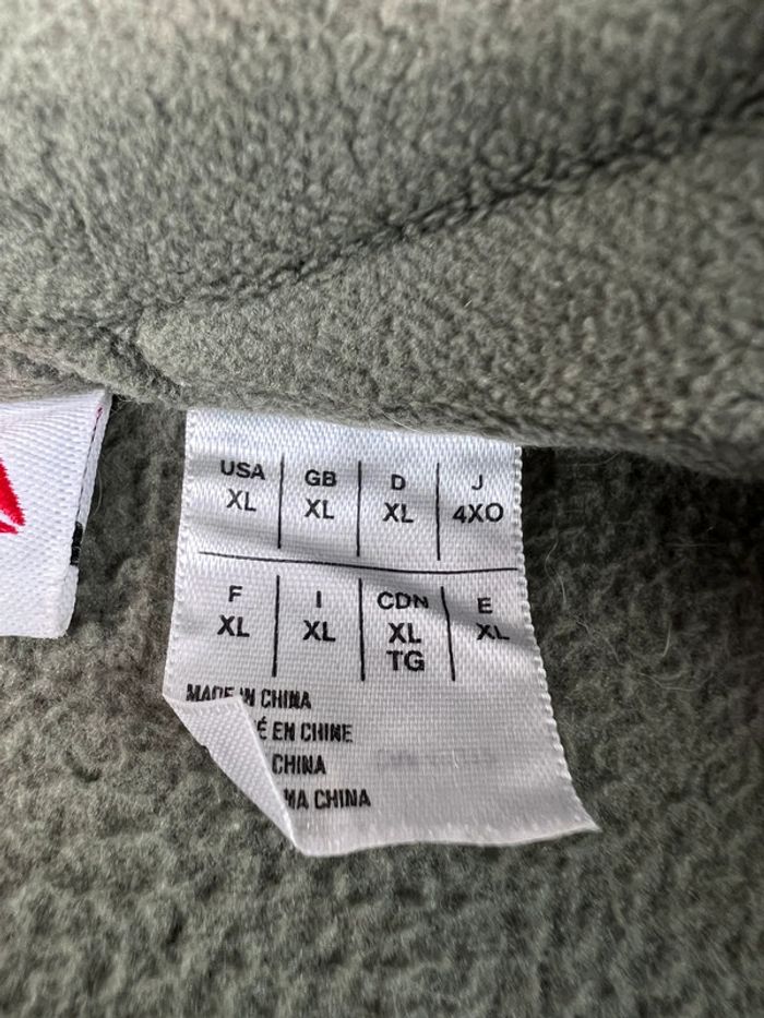 Pull polaire de sport Reebok kaki – Taille XL Homme Outdoor - photo numéro 8