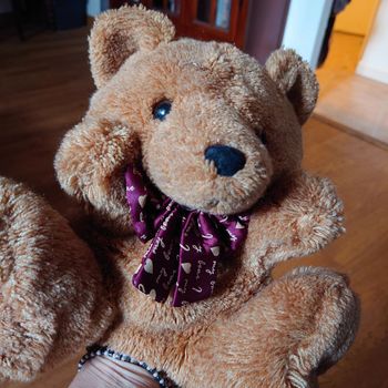 Peluche nounours marionette