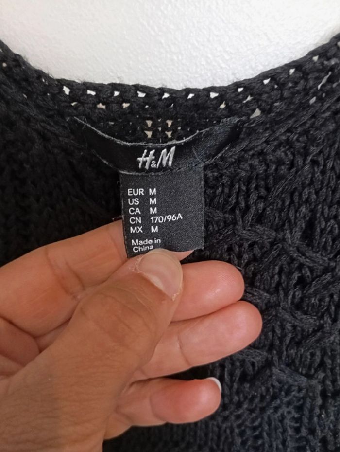 Robe noir à crochet - photo numéro 9