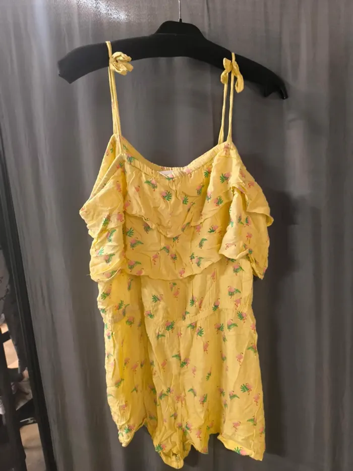 323528 combishort jaune femme 44 Liberto "flamant rose" - photo numéro 3