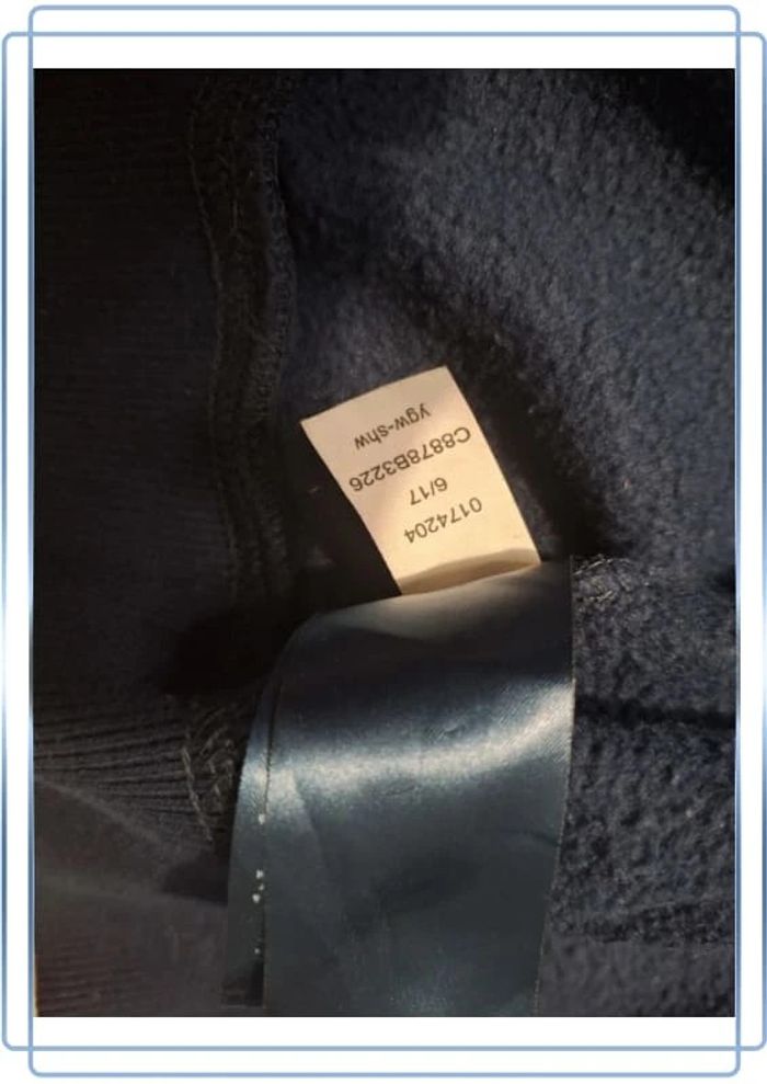Sweat à capuche / hoodie full zip tommy Hilfiger - taille S - homme bleu brodé (326) - photo numéro 14